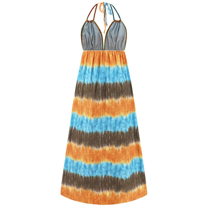 Beachside Harmony Striped Dress 2991