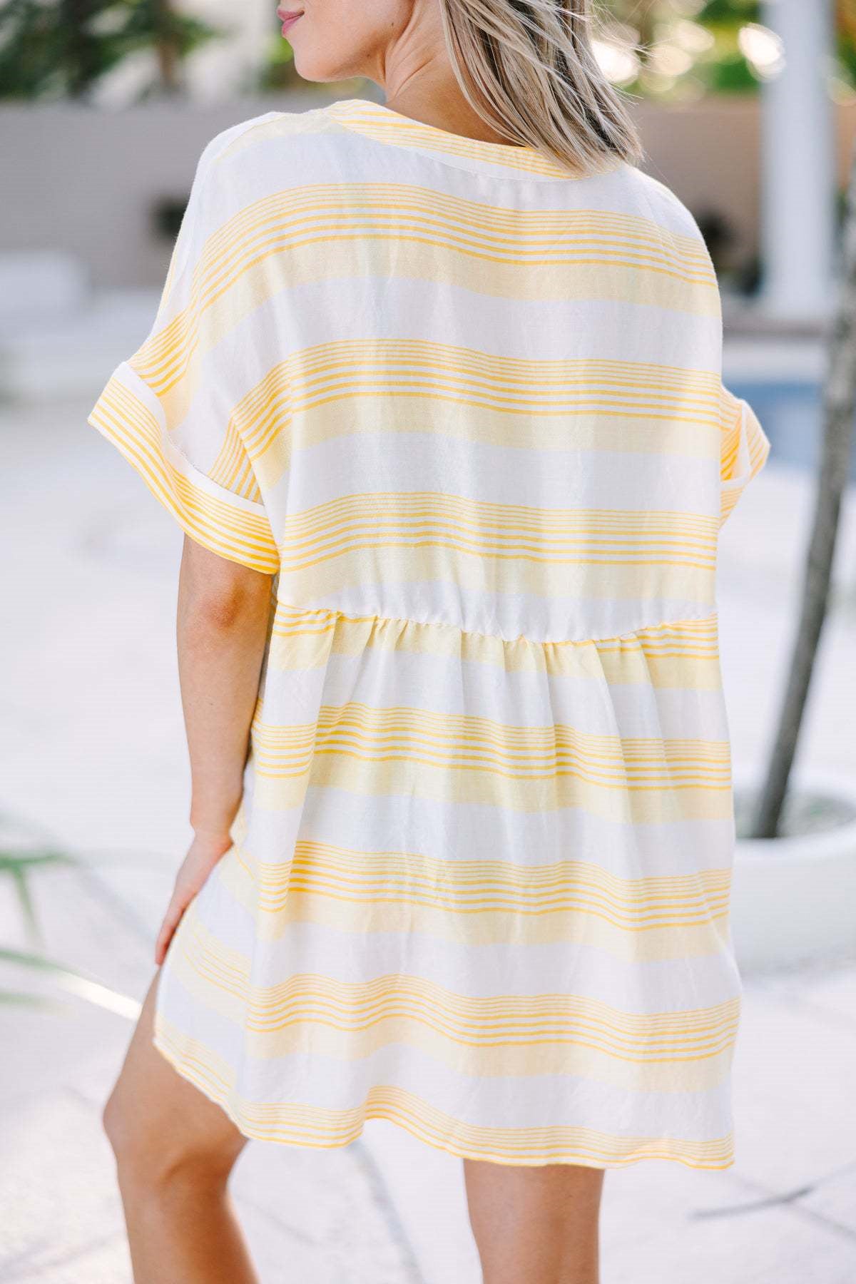 Beachside Lightweight Breeze Striped Blouse 2761