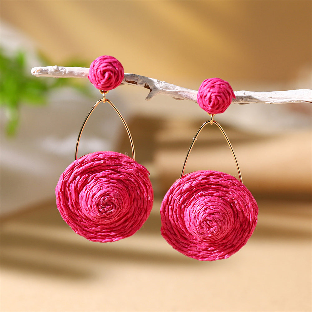 Bohemian Inspired Geometric Hats shape Earrings 2851