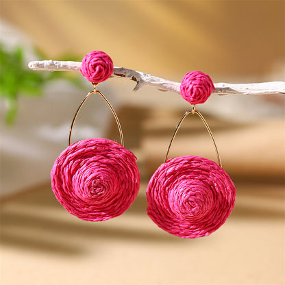 Bohemian Inspired Geometric Hats shape Earrings 2851