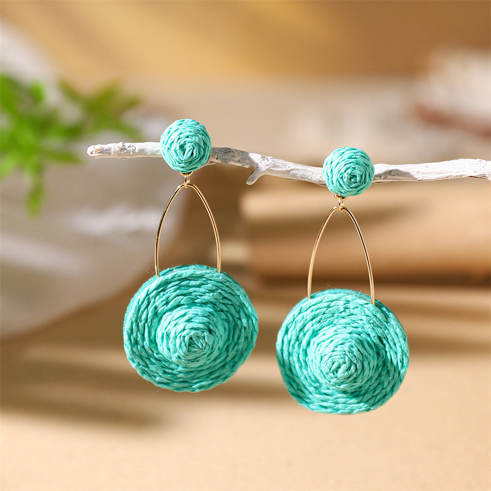 Bohemian Inspired Geometric Hats shape Earrings 2851