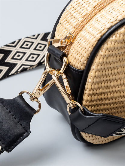 Bohemian Inspired Woven Crossbody Bag 2883