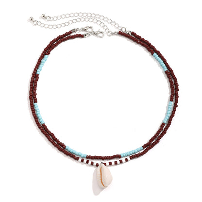 Bohemian Layered Pearl Strand Necklace 3030