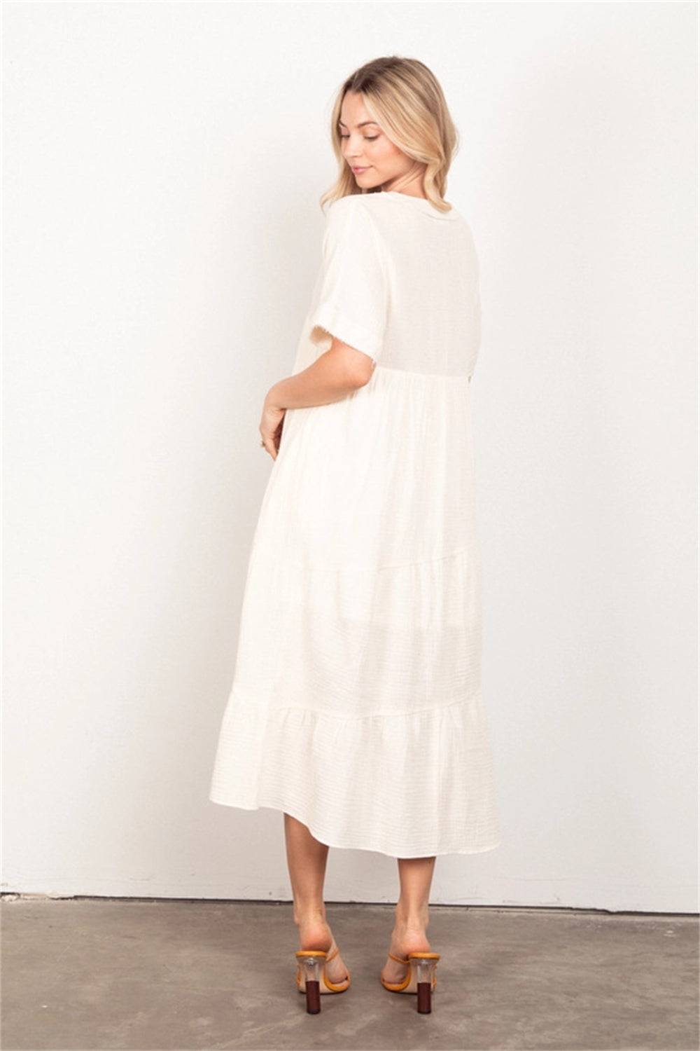 Boho-Inspired Pockets Dress 2917