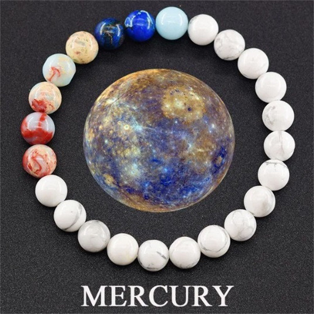 Celestial Body Themed Gemstone Bracelet 3027 Mercury