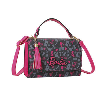 Chic Barbie Print Tassels Charm Shoulder Bag 2808