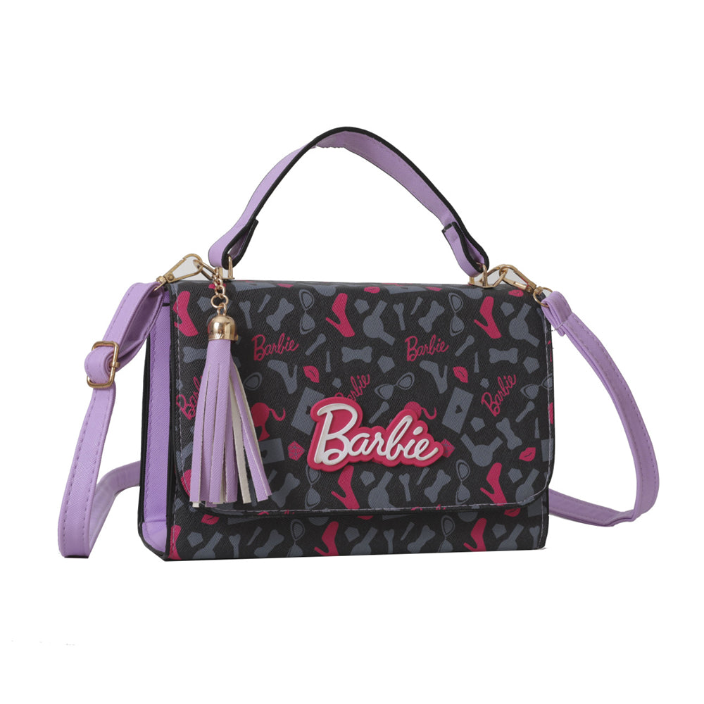 Chic Barbie Print Tassels Charm Shoulder Bag 2808