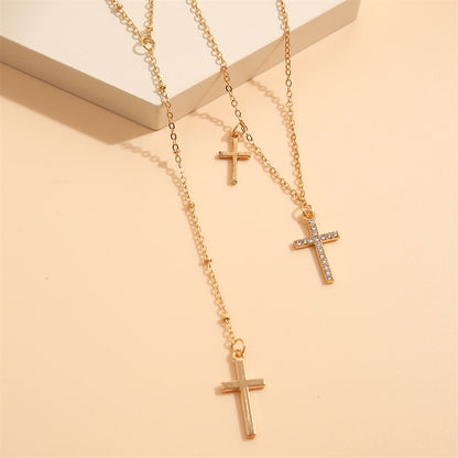 Classic Crosses Multi-Strand Necklace 3034