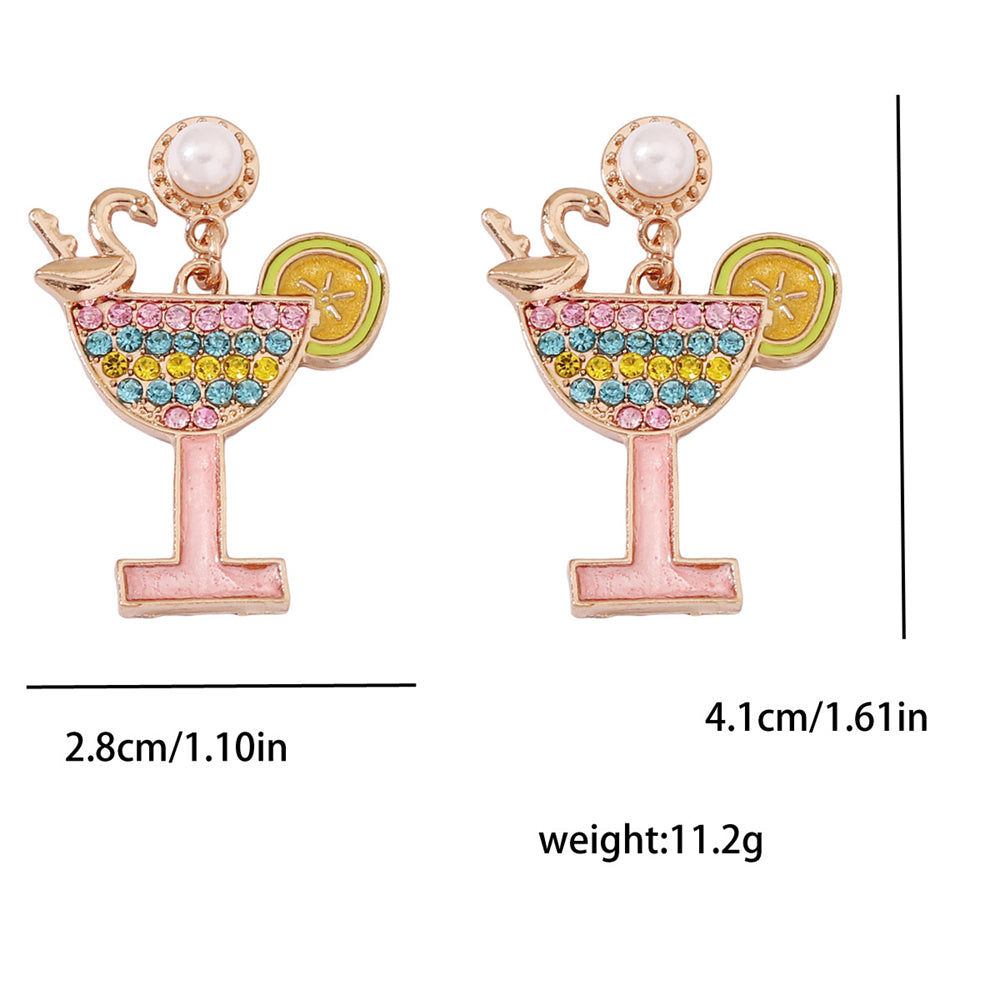 Cocktail Inspired Gem Earrings 2814