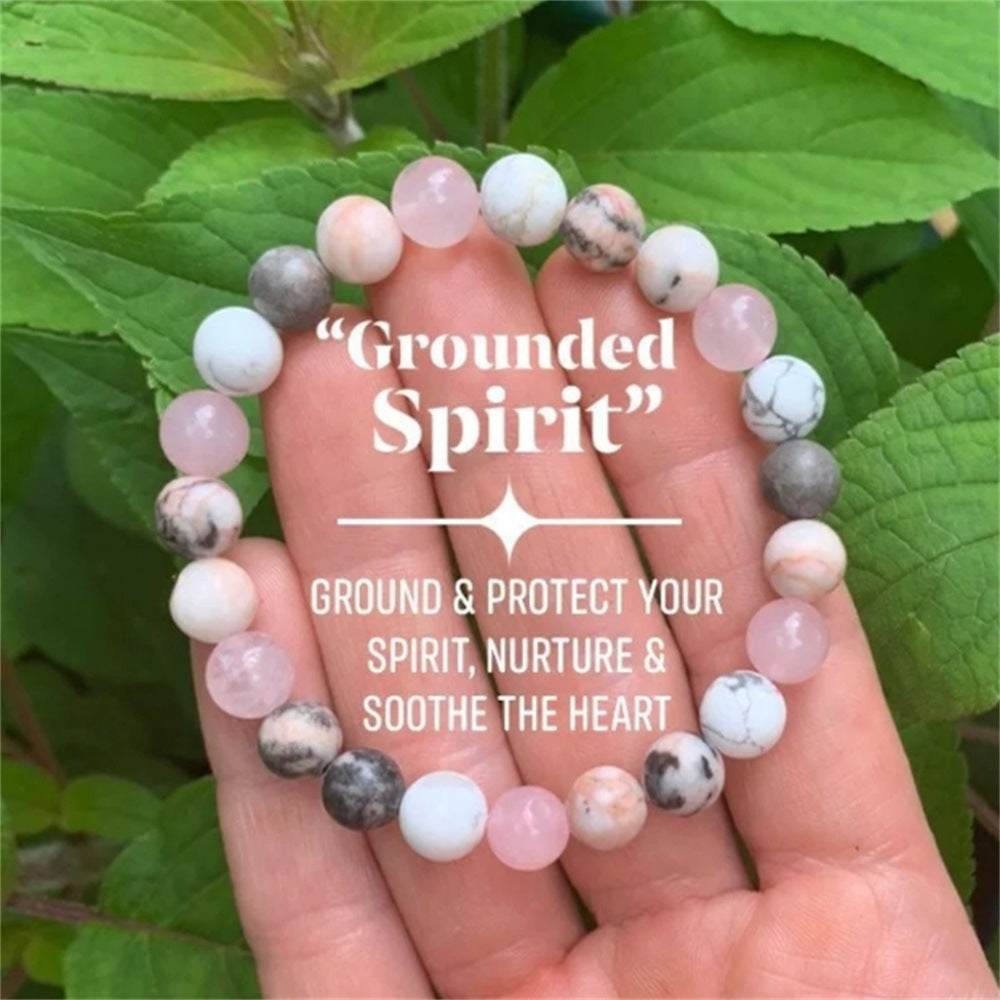 Energy Growth Supportive Crystal Bracelet 3023 Grounded Spirit