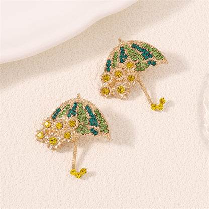 Floral Umbrella Earrings 2815