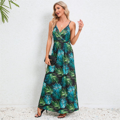 Floral Whisper Garden Gala Party Dress 2988 Dark green