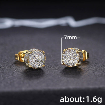 Glamour Gemstone Halo Studs 2962