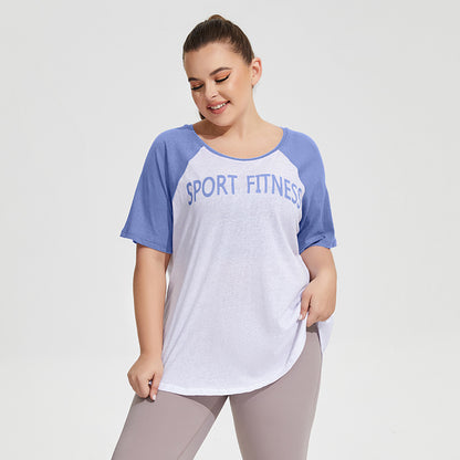 Gym-Ready Raglan Performance Top 2947 Blue