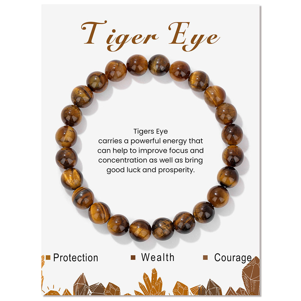 Healing Crystal Bracelet Mindful Serenity Beads 3025 Tigereye