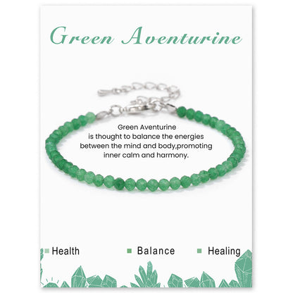 Healing Stone Bracelet Collection Energy Bracelets 3026 Aventurine