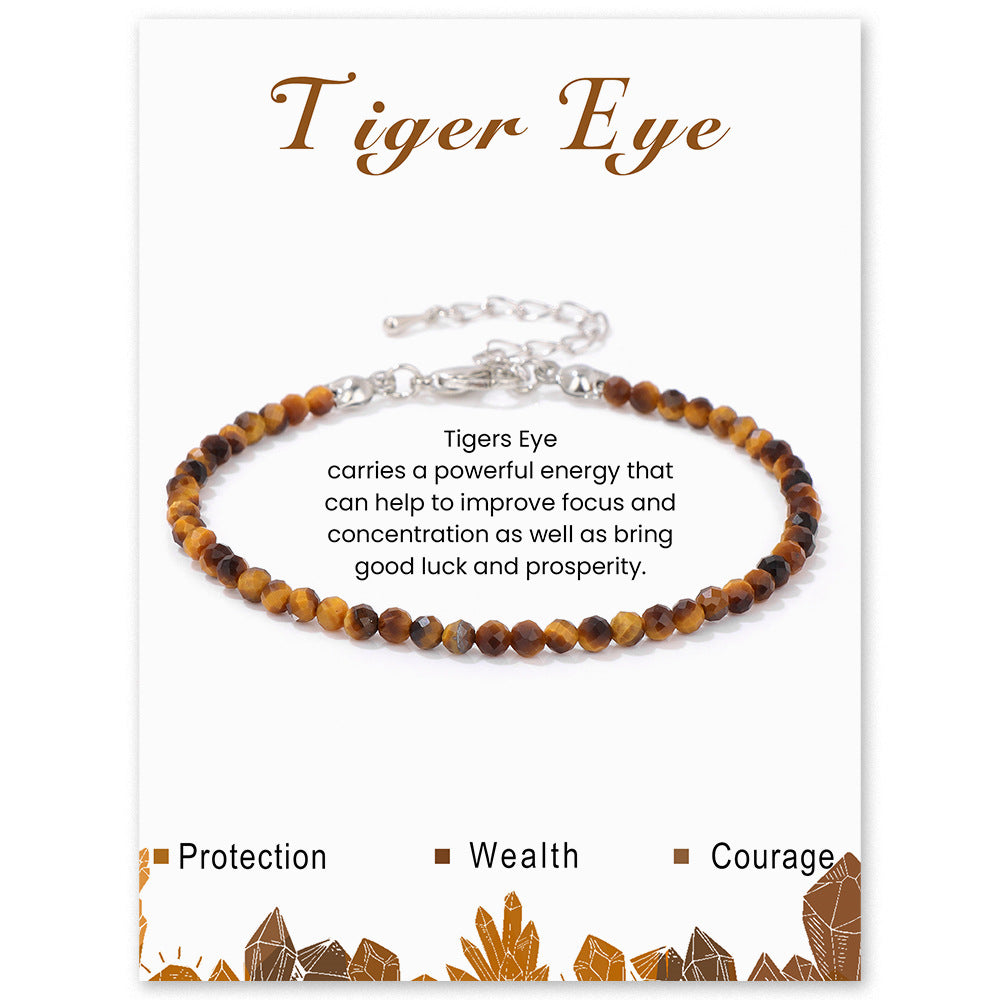 Healing Stone Bracelet Collection Energy Bracelets 3026 Tigereye