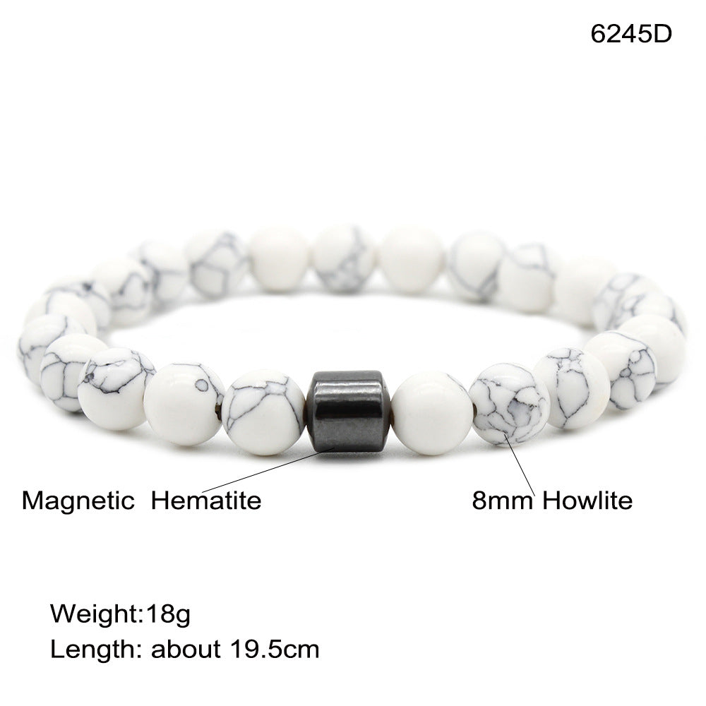 Magnetic Hematite Natural Stone Energy Bracelet 2846