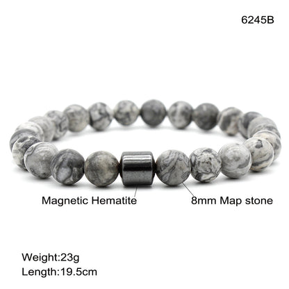 Magnetic Hematite Natural Stone Energy Bracelet 2846