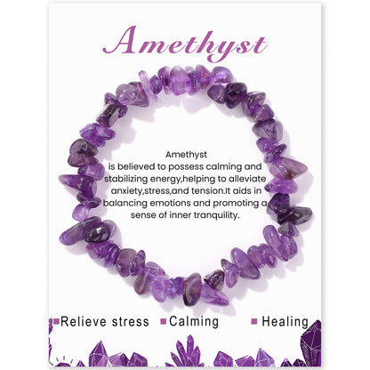 Mindful Gemstone Array – Natural Energy Amplifiers 3024 Amethyst