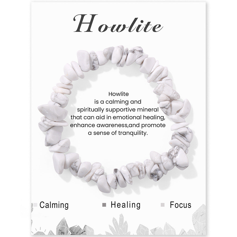 Mindful Gemstone Array – Natural Energy Amplifiers 3024 Howlite