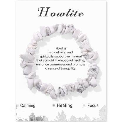 Mindful Gemstone Array – Natural Energy Amplifiers 3024 Howlite