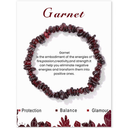 Mindful Gemstone Array – Natural Energy Amplifiers 3024 Garnet