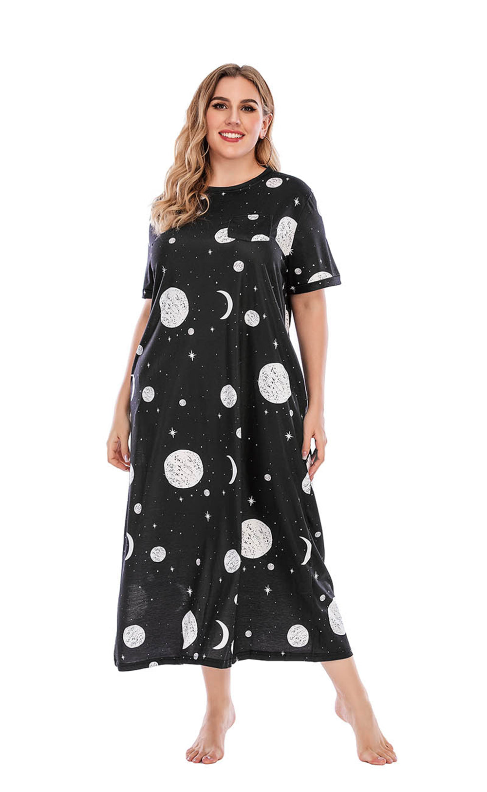 Night Sky Slumberwear 2921 Black+White