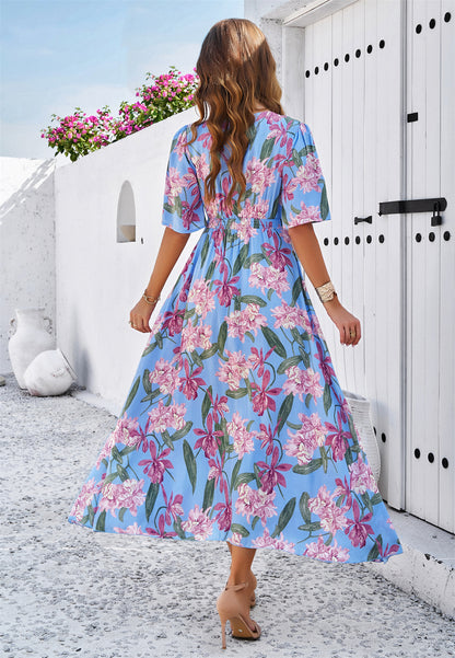 Petals Parade Flowy Midi Dress 2977