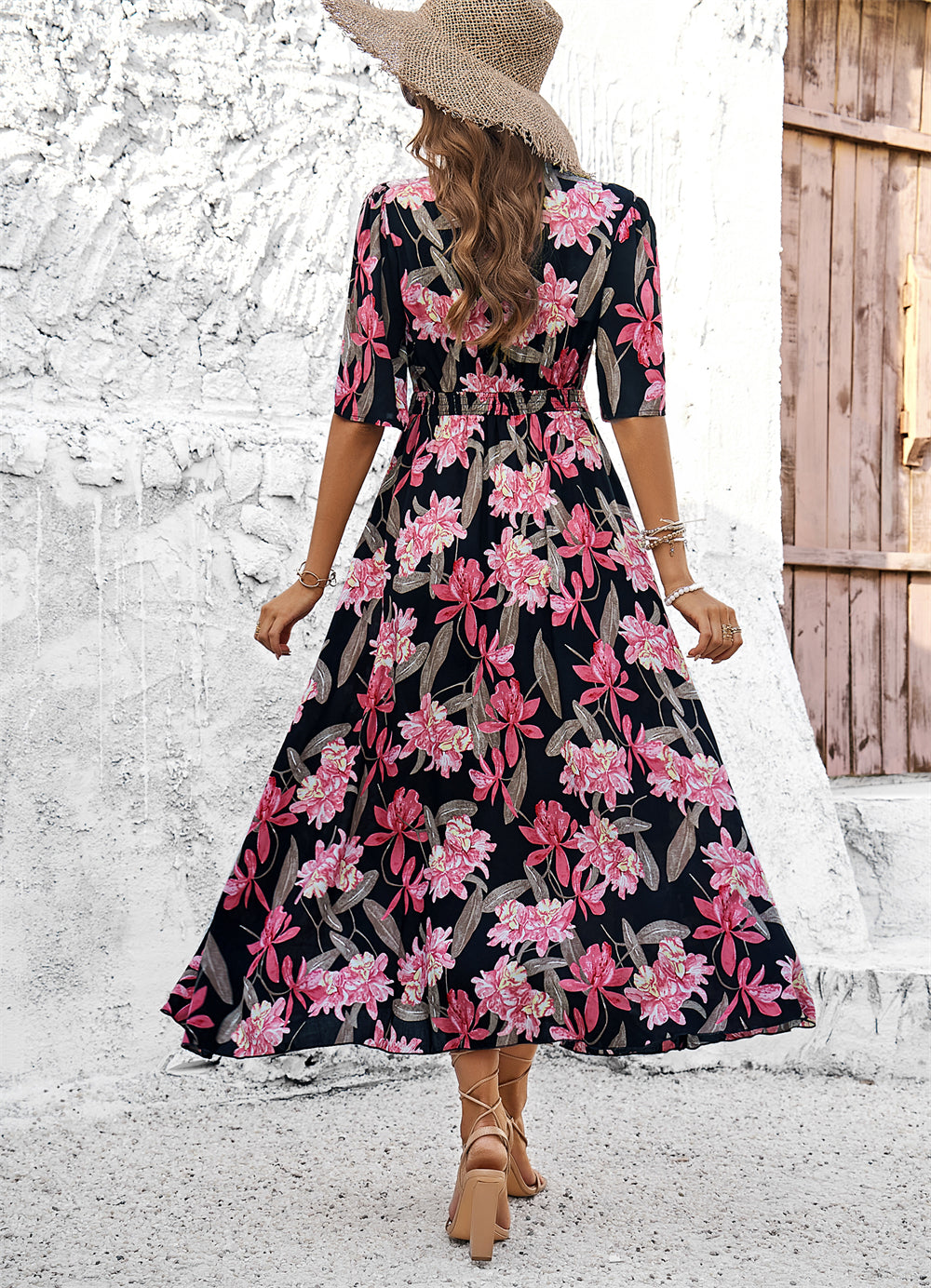 Petals Parade Flowy Midi Dress 2977