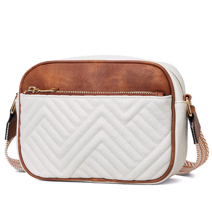 Quilted Texture Crossbody Bag 2810