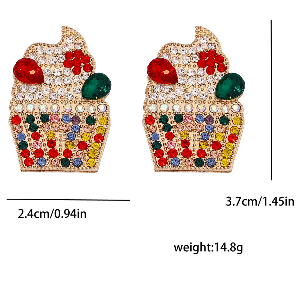 Radiant Pastry Gem Earrings 2869