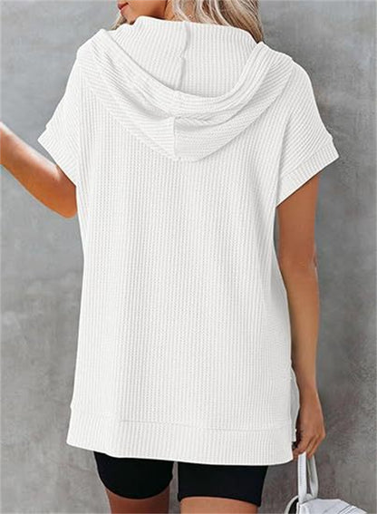 Relaxed Knit Tunic with Front Pockets 2901