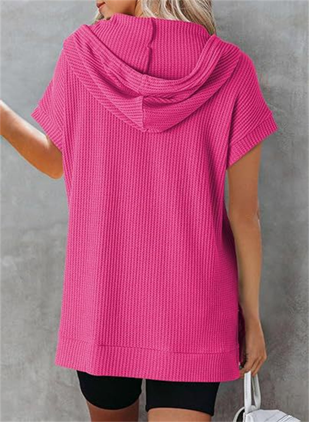 Relaxed Knit Tunic with Front Pockets 2901