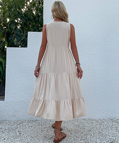 Resort Collection: Sleeveless Layered Dress 3005