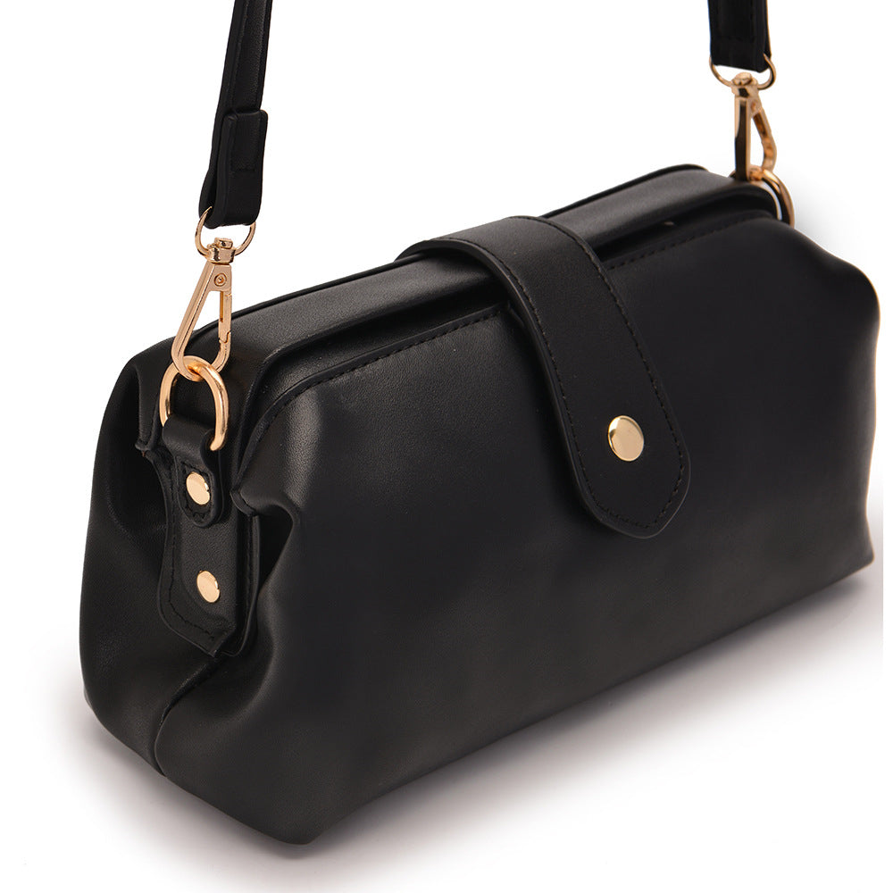 Sleek Leather Crossbody 2884