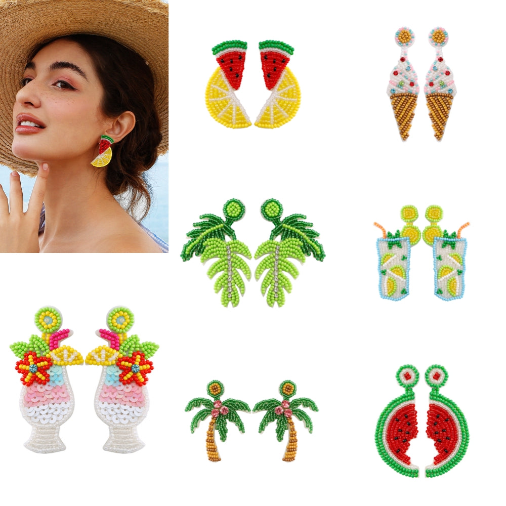 Summer Citrus Charm Earrings 2856