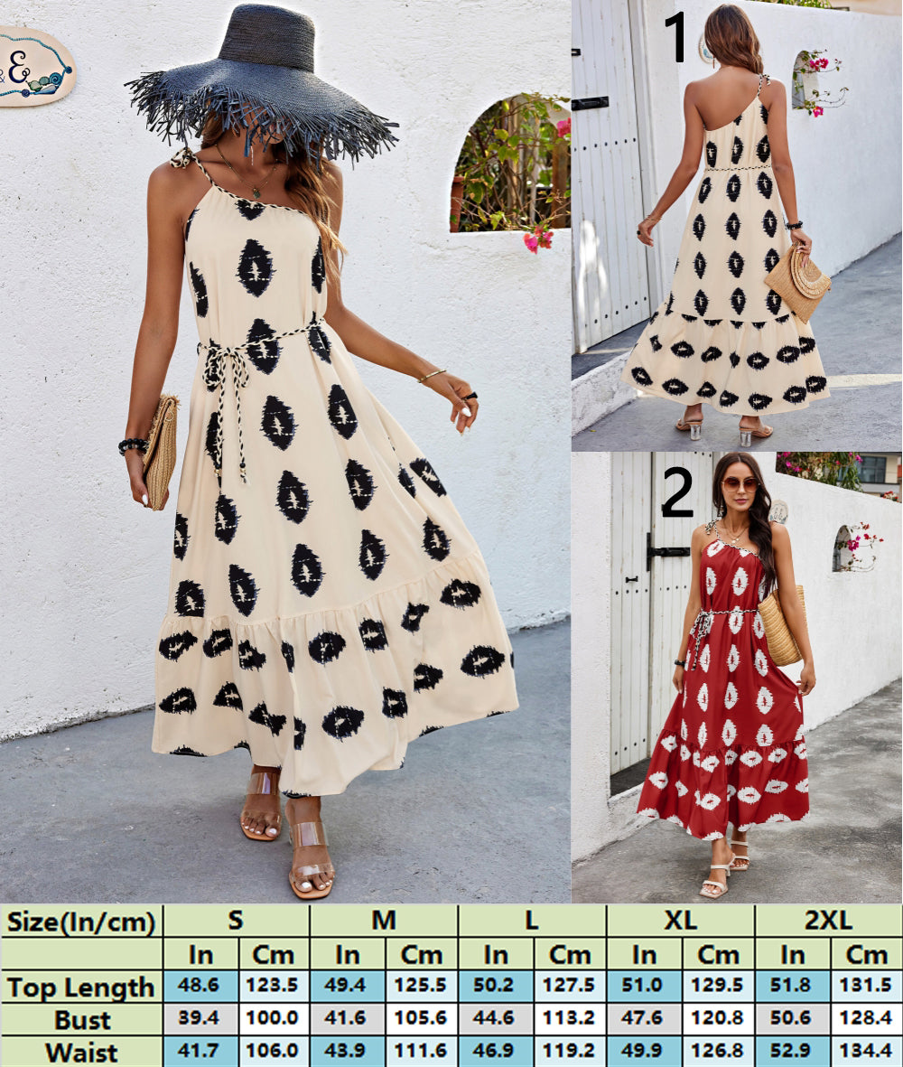 Summer Flowy Printed Dress 2982