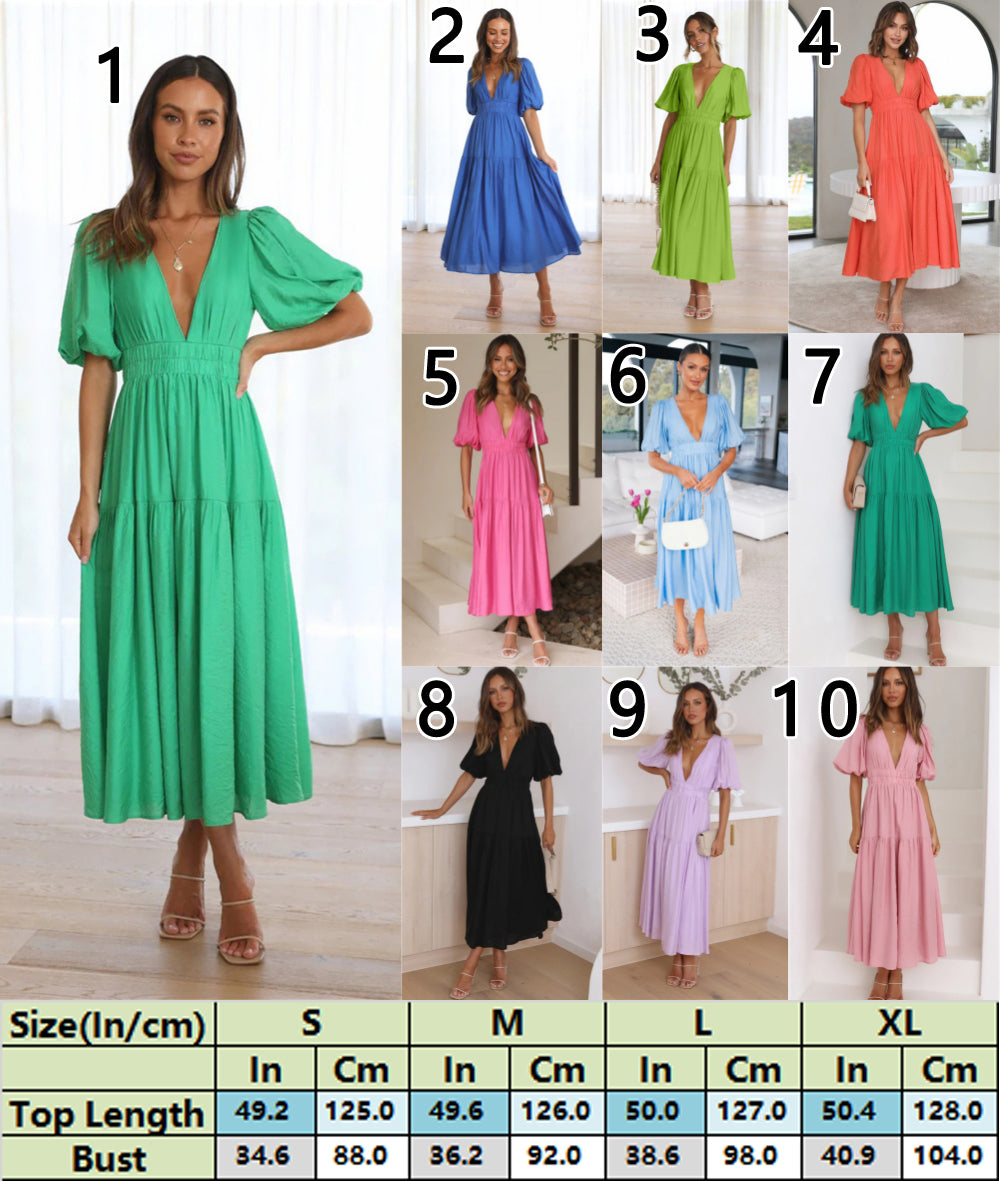 Summer Garden Flutter Dress 2981