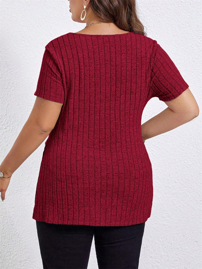 Textured Knitwear Blouse 2908