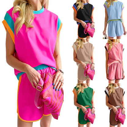 Unique Blend Outfit Color Block Mix Set 2852