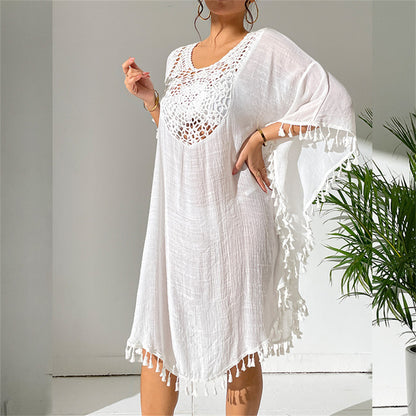 summer dresses with sleeves Cover-Up beach casual dresses 3038