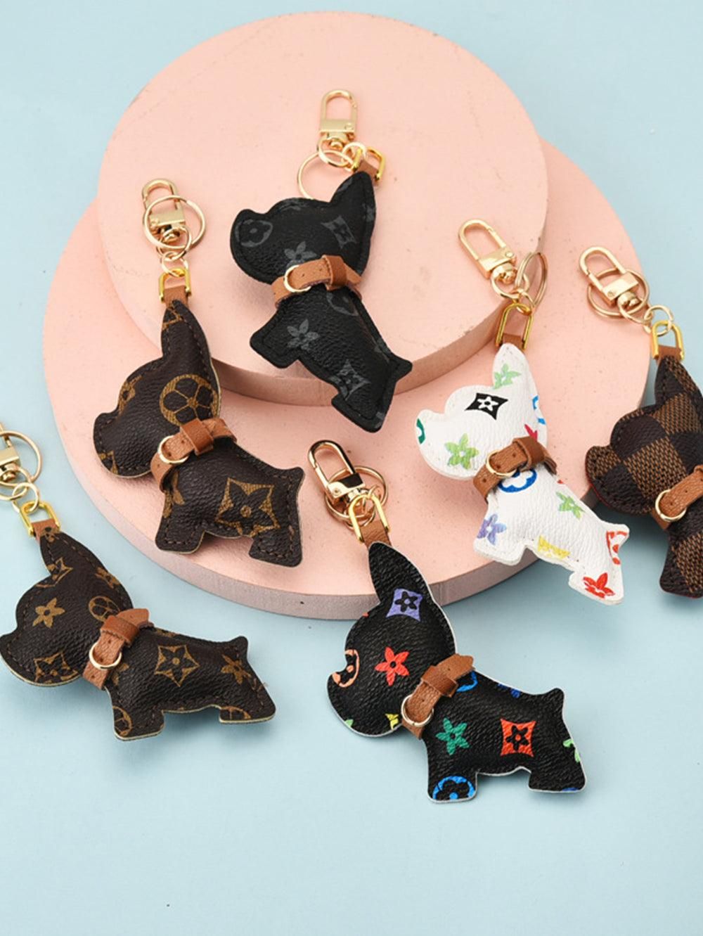 Dog Pattern key Chain Mix Color