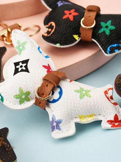 Dog Pattern key Chain