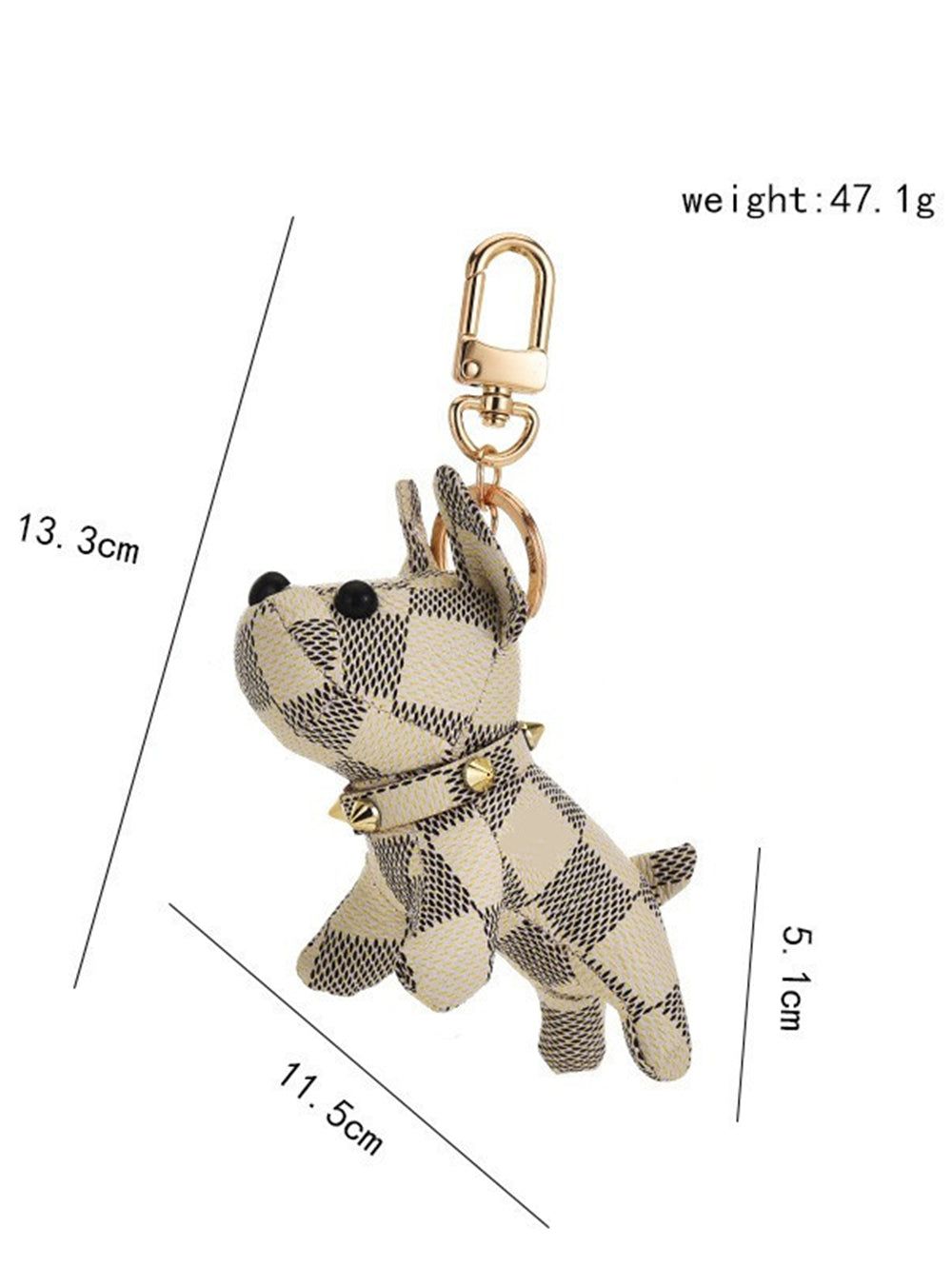 Dog Pattern key Chain